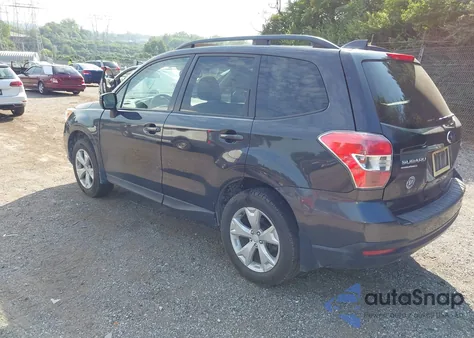 2016 Subaru Forester 2.5I Premium from USA, damaged, VIN JF2SJAFC9GH448943